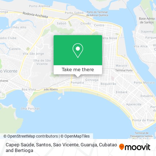Capep Saúde map