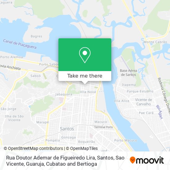 Mapa Rua Doutor Ademar de Figueiredo Lira