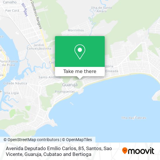 Avenida Deputado Emílio Carlos, 85 map