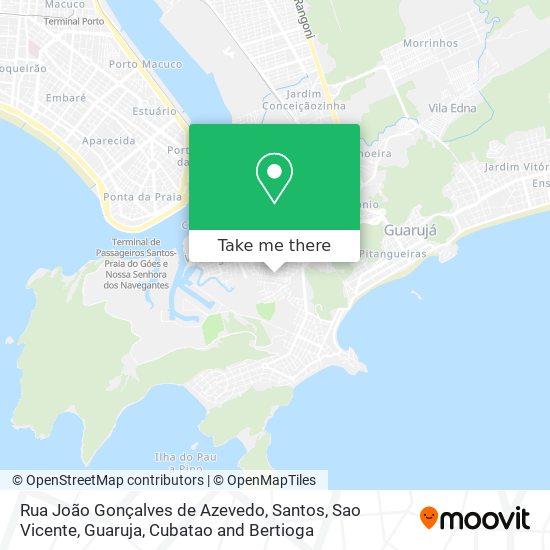 Mapa Rua João Gonçalves de Azevedo