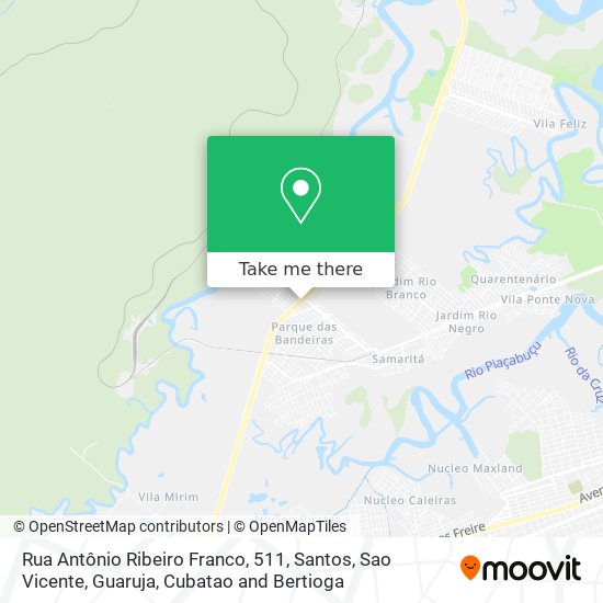 Rua Antônio Ribeiro Franco, 511 map