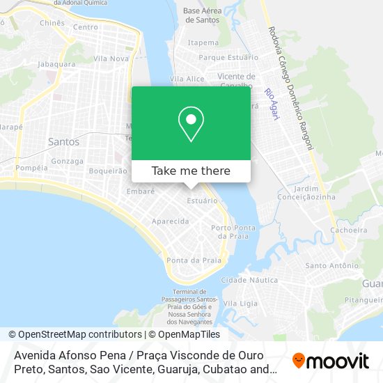 Avenida Afonso Pena / Praça Visconde de Ouro Preto map