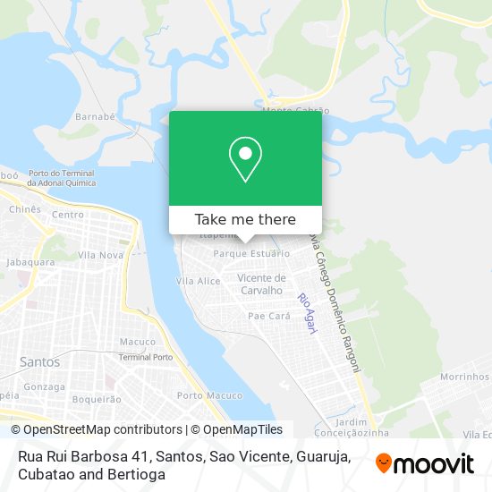 Rua Rui Barbosa 41 map
