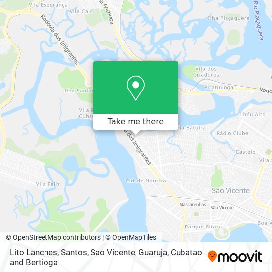 Lito Lanches map