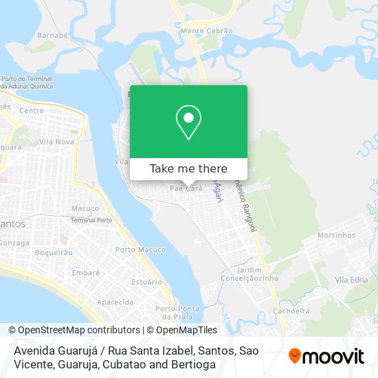Avenida Guarujá / Rua Santa Izabel map