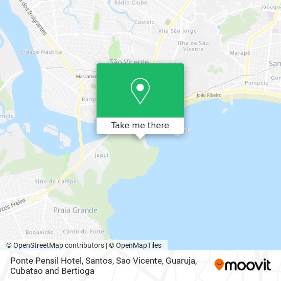 Ponte Pensil Hotel map