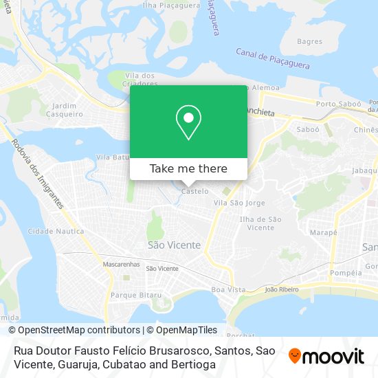 Rua Doutor Fausto Felício Brusarosco map