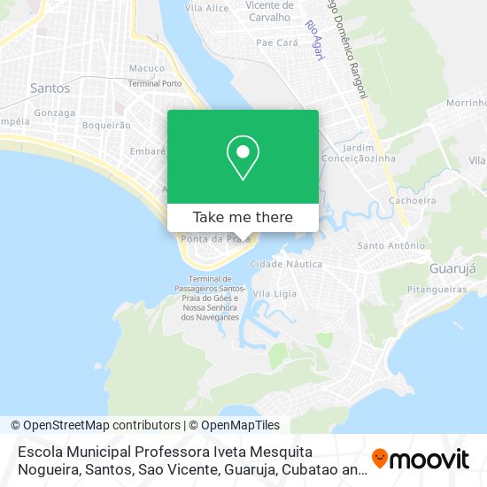 Mapa Escola Municipal Professora Iveta Mesquita Nogueira