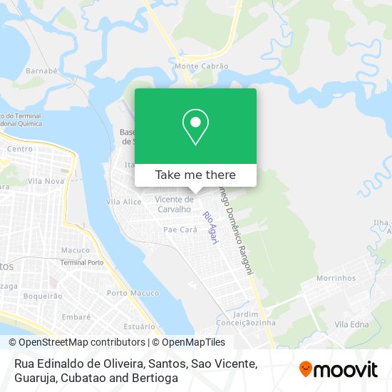 Rua Edinaldo de Oliveira map