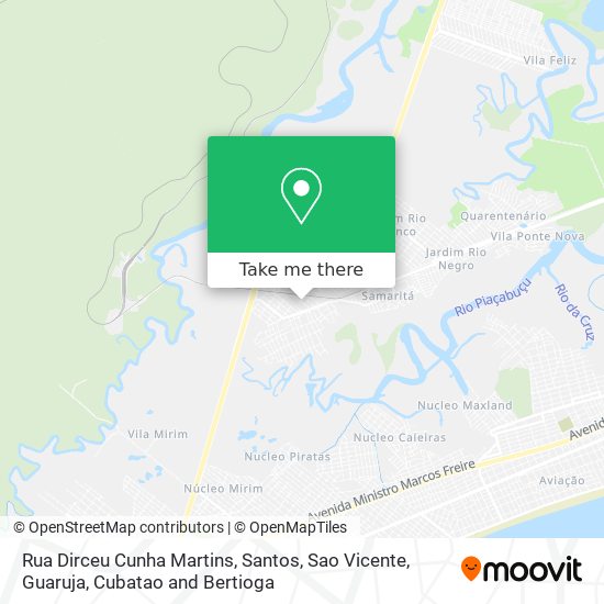 Rua Dirceu Cunha Martins map