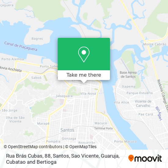 Rua Brás Cubas, 88 map