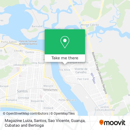 Magazine Luiza map