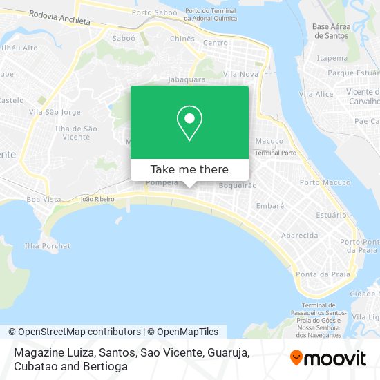 Magazine Luiza map