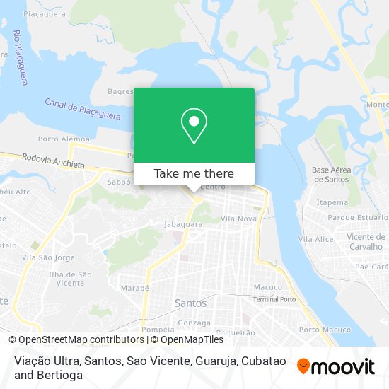Viação Ultra map