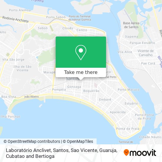 Laboratório Anclivet map