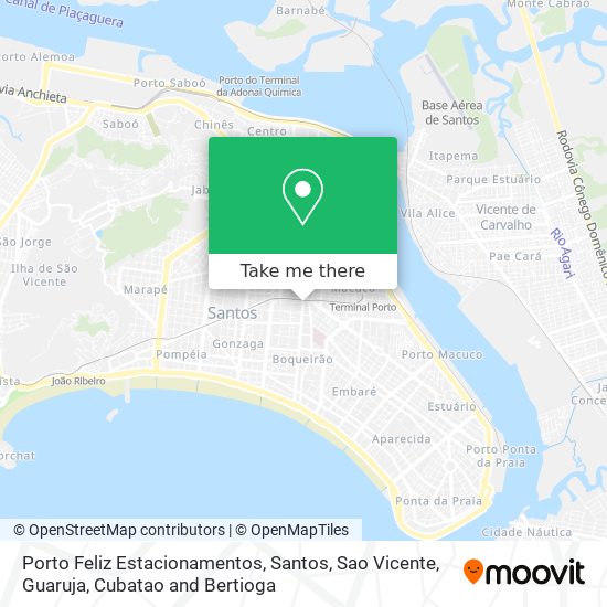 Porto Feliz Estacionamentos map