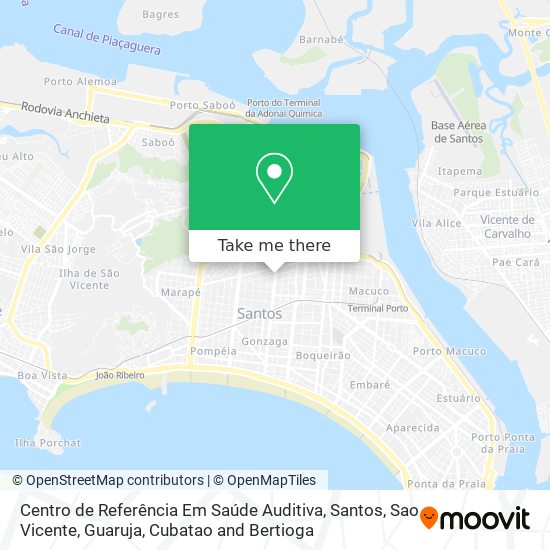 Centro de Referência Em Saúde Auditiva map