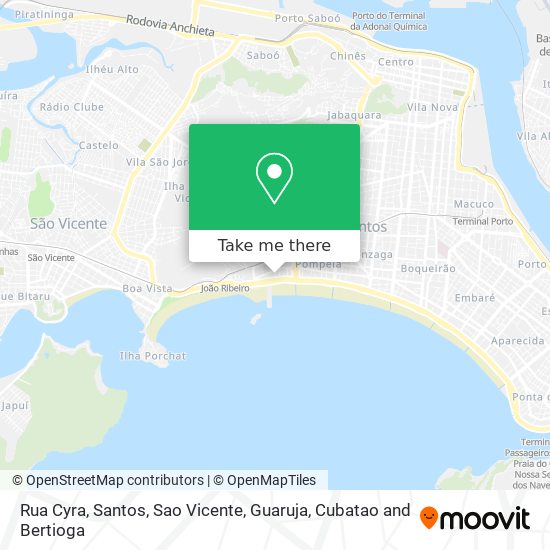 Rua Cyra map