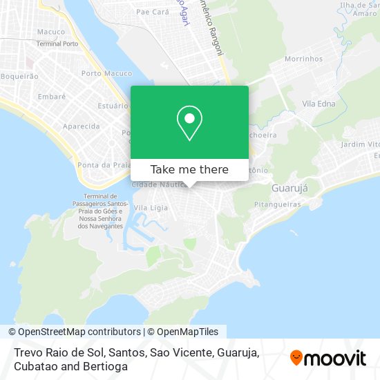 Trevo Raio de Sol map