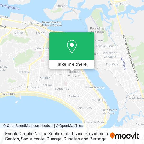 Mapa Escola Creche Nossa Senhora da Divina Providência