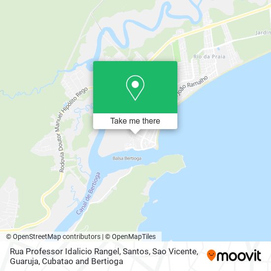 Rua Professor Idalicio Rangel map