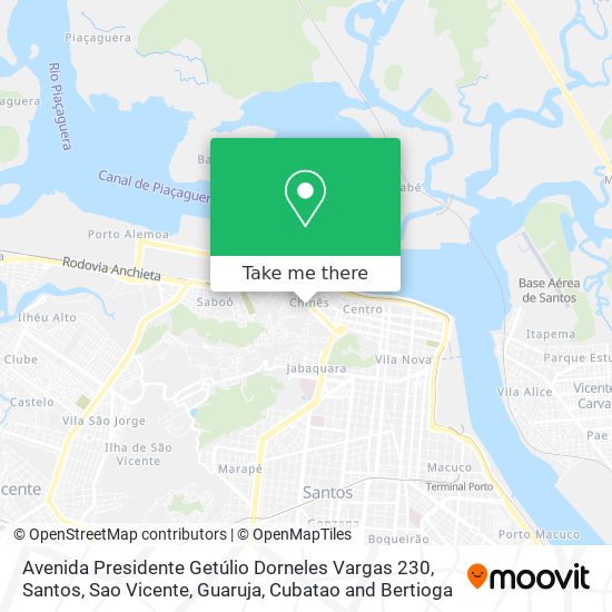 Mapa Avenida Presidente Getúlio Dorneles Vargas 230