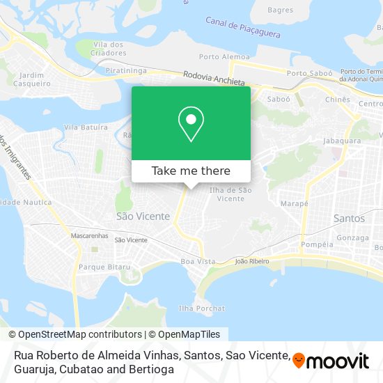 Rua Roberto de Almeida Vinhas map