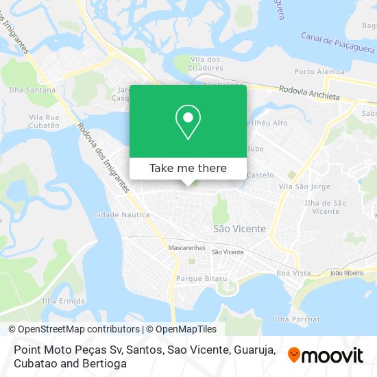 Point Moto Peças Sv map