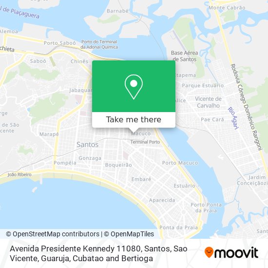 Mapa Avenida Presidente Kennedy 11080