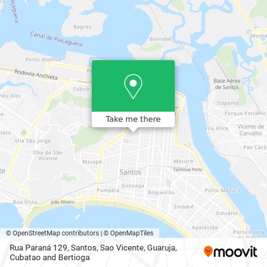 Rua Paraná 129 map