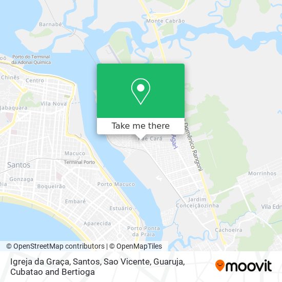 Mapa Igreja da Graça