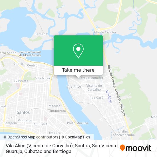 Vila Alice (Vicente de Carvalho) map