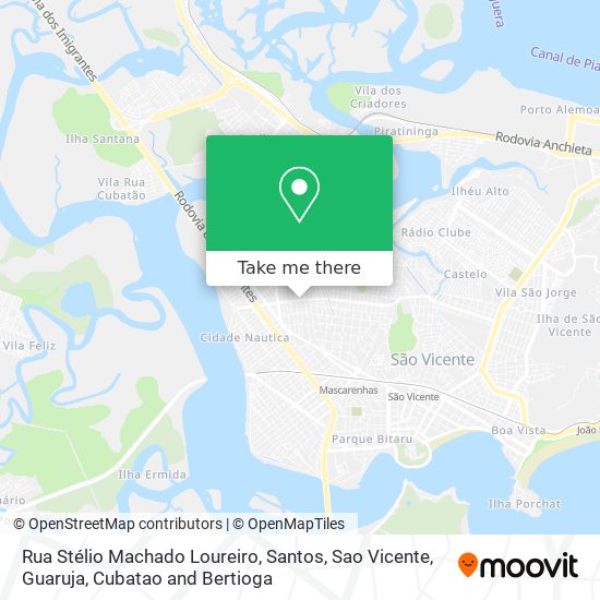 Rua Stélio Machado Loureiro map