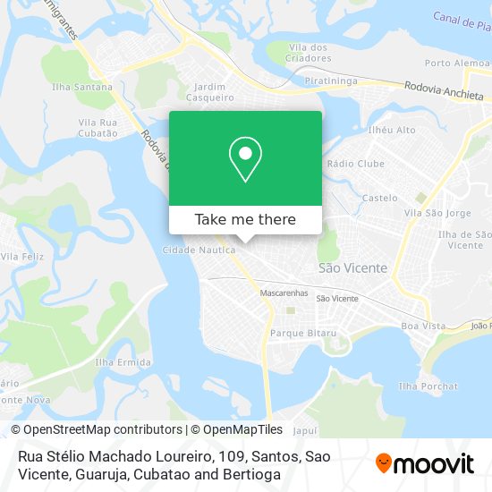 Rua Stélio Machado Loureiro, 109 map
