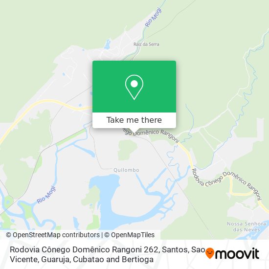 Rodovia Cônego Domênico Rangoni 262 map