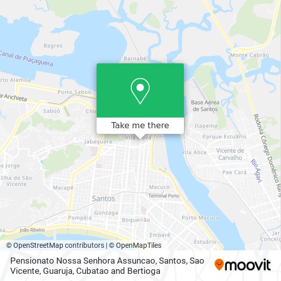 Pensionato Nossa Senhora Assuncao map