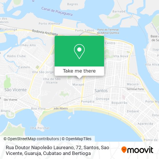 Mapa Rua Doutor Napoleão Laureano, 72