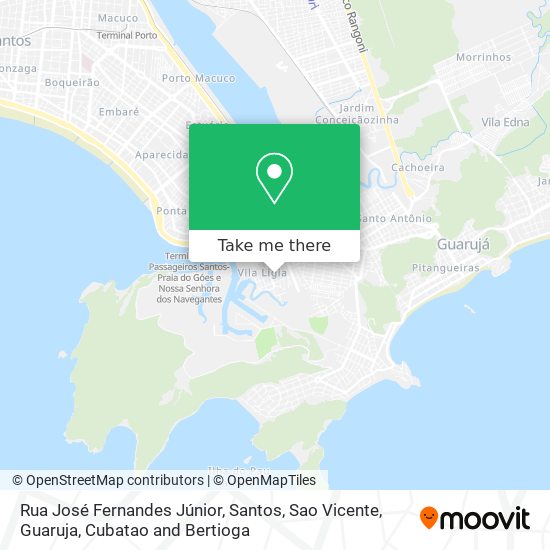 Mapa Rua José Fernandes Júnior