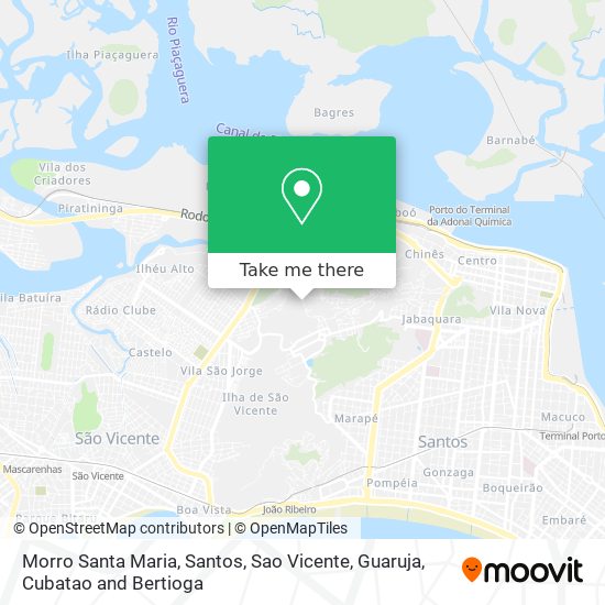Morro Santa Maria map