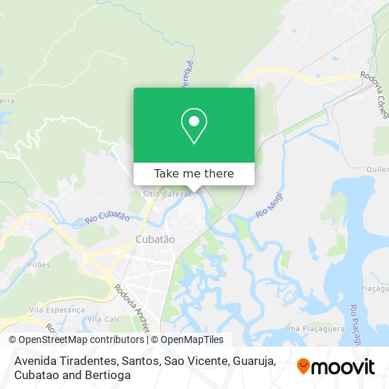 Avenida Tiradentes map
