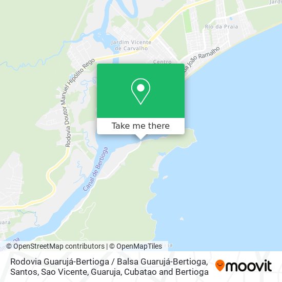 Rodovia Guarujá-Bertioga / Balsa Guarujá-Bertioga map