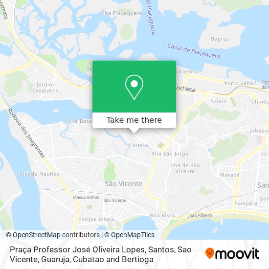 Praça Professor José Oliveira Lopes map