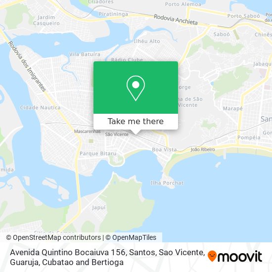 Avenida Quintino Bocaiuva 156 map
