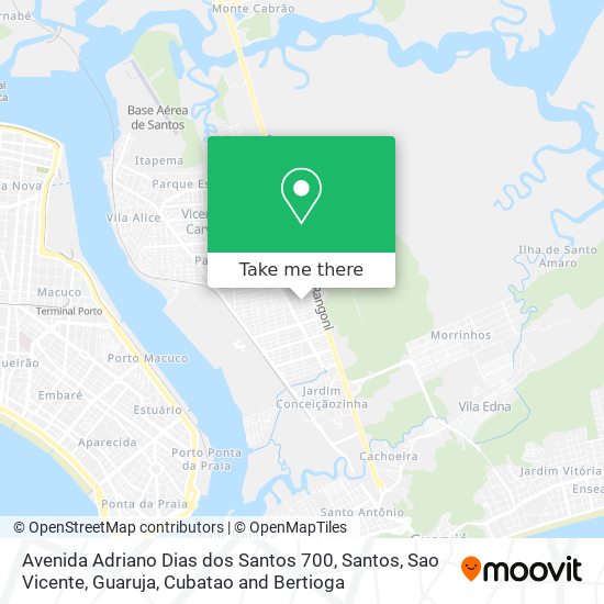 Mapa Avenida Adriano Dias dos Santos 700