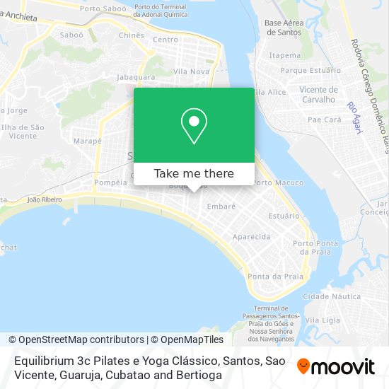 Equilibrium 3c Pilates e Yoga Clássico map
