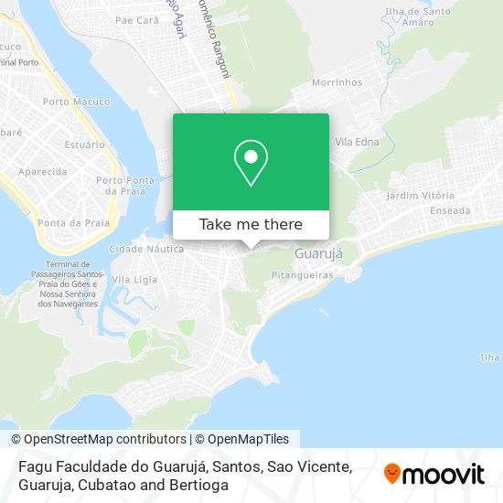 Fagu Faculdade do Guarujá map