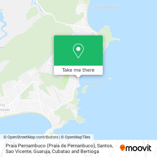 Mapa Praia Pernambuco (Praia de Pernanbuco)