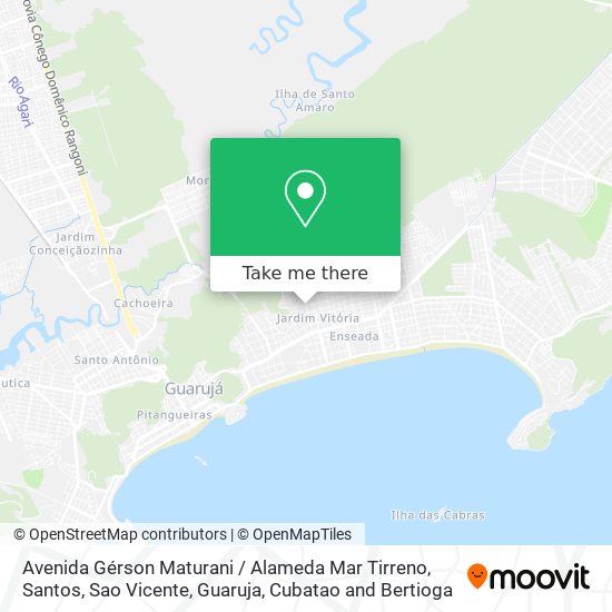 Avenida Gérson Maturani / Alameda Mar Tirreno map