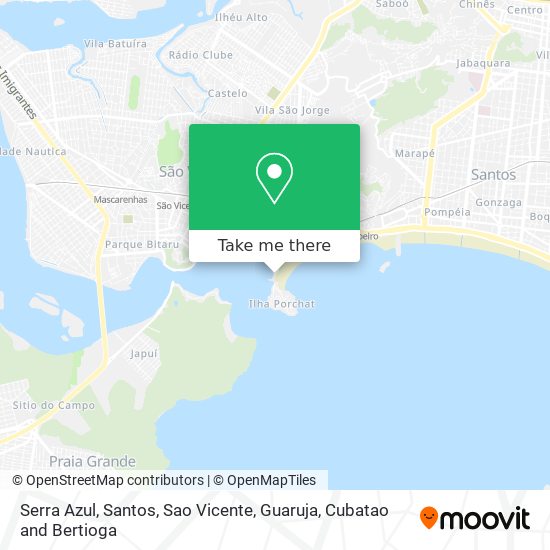 Serra Azul map