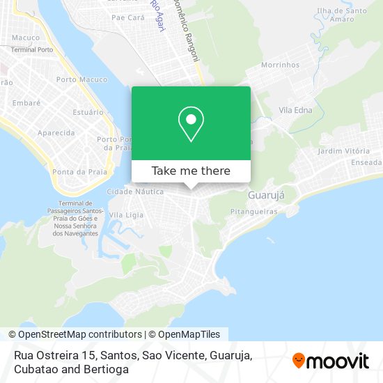 Rua Ostreira 15 map